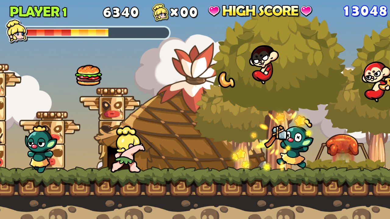 Resultado de imagen de wonder boy arcade remake