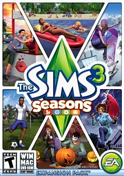 Car�tula oficial de Los Sims 3 y las Cuatro Estaciones PC