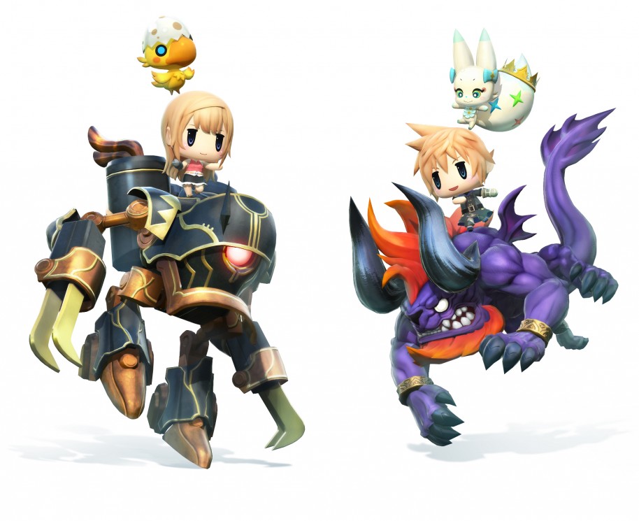 World of Final Fantasy: ¿Chibi o adulto? World of Final Fantasy