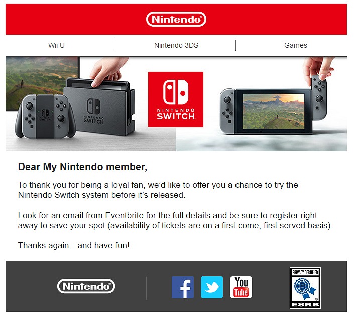 Nintendo Switch Nintendo Switch