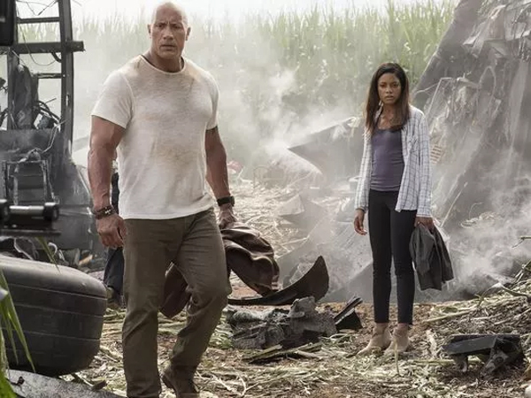 La película de Rampage muestra sus primeras imágenes