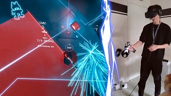 Cuando destrozas Beat Saber utilizando una batidora