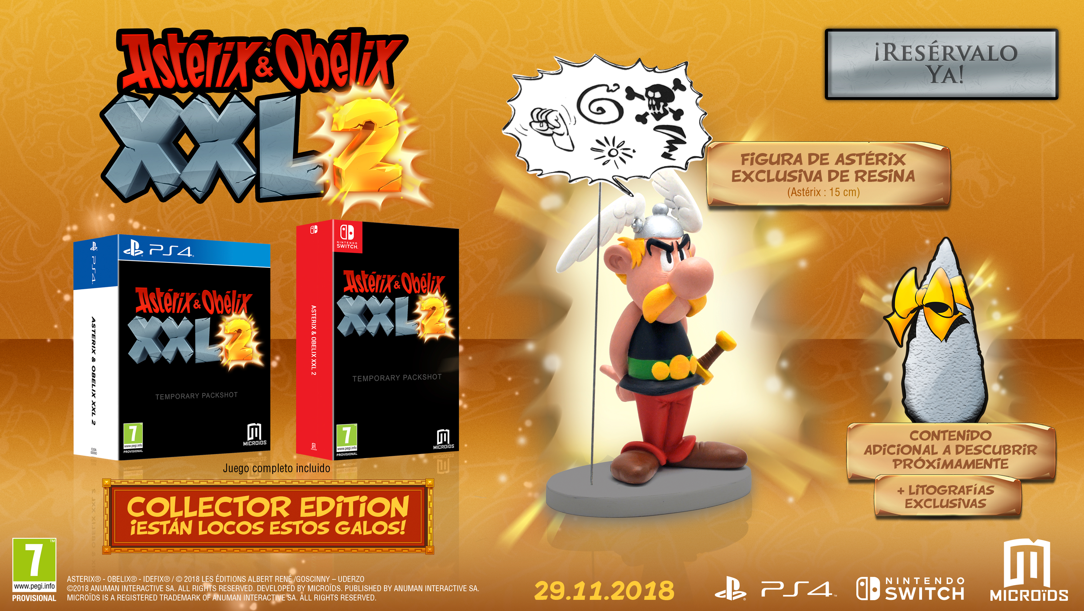 ¡Por Tutatis! Microids anuncia Asterix y Obelix XXL 3