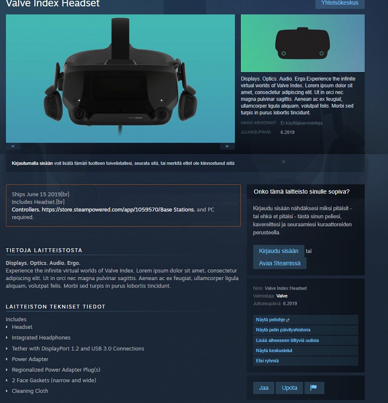 Imagen de Valve Index Imagen de Valve Index