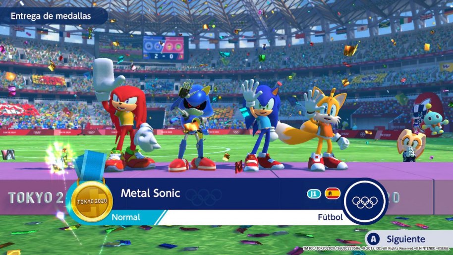 Mario y Sonic JJ.OO Tokio 2020 análisis