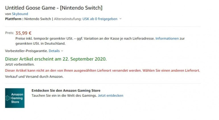 Imagen de Untitled Goose Game Imagen de Untitled Goose Game