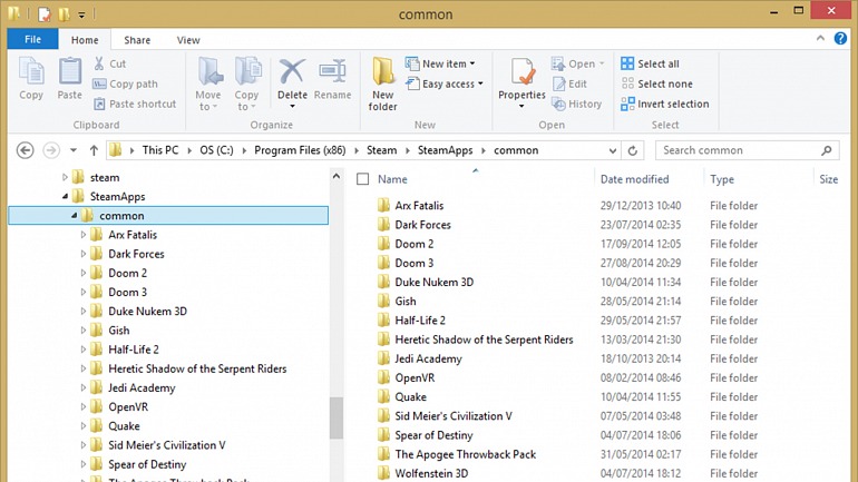 En el caso de Steam, la ruta más habitual es C:Program Files (x86)Steamsteamappscommon y el título que deseemos. En el caso de Steam, la ruta más habitual es C:Program Files (x86)Steamsteamappscommon y el título que deseemos.