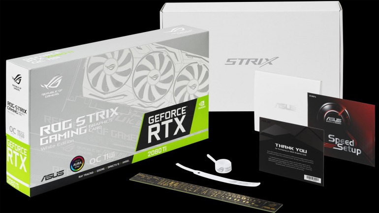 Asus presenta su nueva y potente tarjeta gráfica RTX 2080 Ti blanca Asus presenta su nueva y potente tarjeta gráfica RTX 2080 Ti blanca