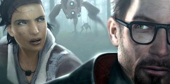 Gordon y Alyx, dos de los protagonistas de la saga Half-Life Gordon y Alyx, dos de los protagonistas de la saga Half-Life
