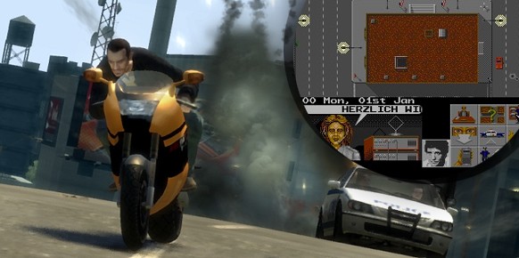 Los paralelismos entre el primer GTA y Hill Street Blues The Videogame son tremendamente obvios. Vista cenital, libertad de acción, vehículos… Con las nuevas entregas de Rockstar no se ha cambiado gran cosa sobre la base a parte del diseño 3D.