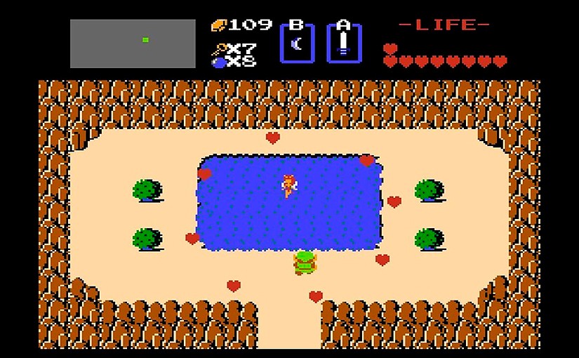 The Legend of Zelda se distinguió por un enfoque menos lineal que la mayoría de juegos de la época. Fue bastante rompedor.
