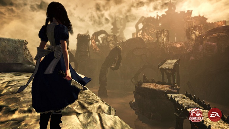 Imagen de Alice: Madness Returns, el videojuego publicado en 2011. Imagen de Alice: Madness Returns, el videojuego publicado en 2011.