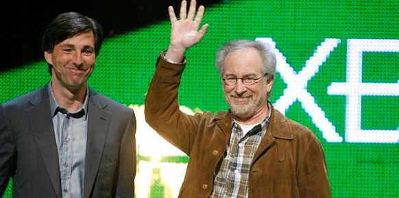 Steven Spielberg (Conferencia Microsoft E3 2009) Steven Spielberg (Conferencia Microsoft E3 2009)