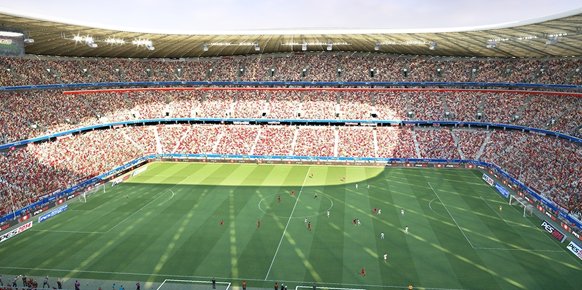 Uno de los estadios de PES 2014 Uno de los estadios de PES 2014